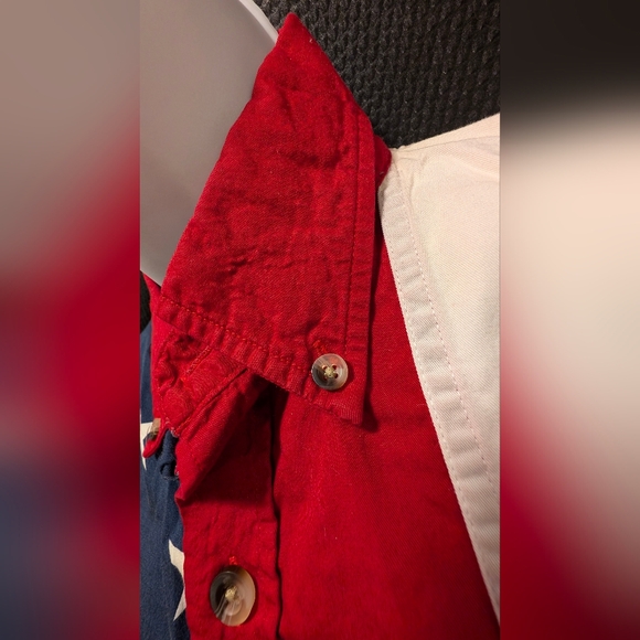 American Summer American Flag Themed Button Up Shirt - Picture 5 of 15